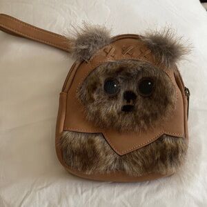 Star Wars Tan and Brown Furry Kids Bag